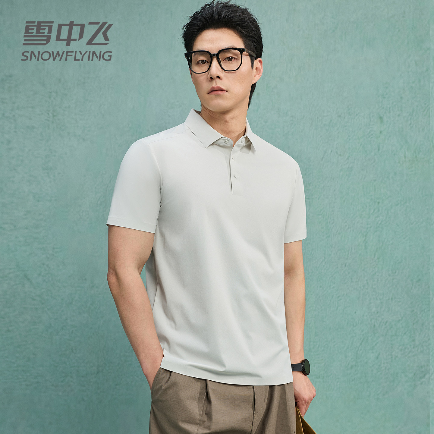 雪中飞POLO衫女士薄款翻领
