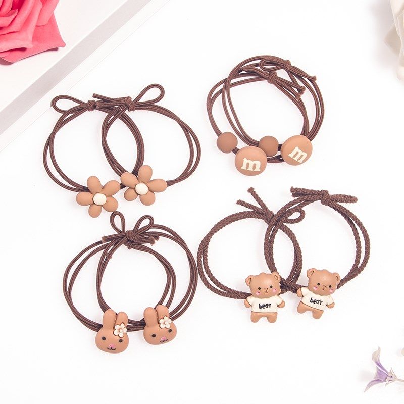 儿童皮筋女扎头高颜值女宝像皮筋扎头发皮绳不缠头发交胶圈橡皮筋,淘宝优惠券,粉丝福利购,淘宝优惠卷