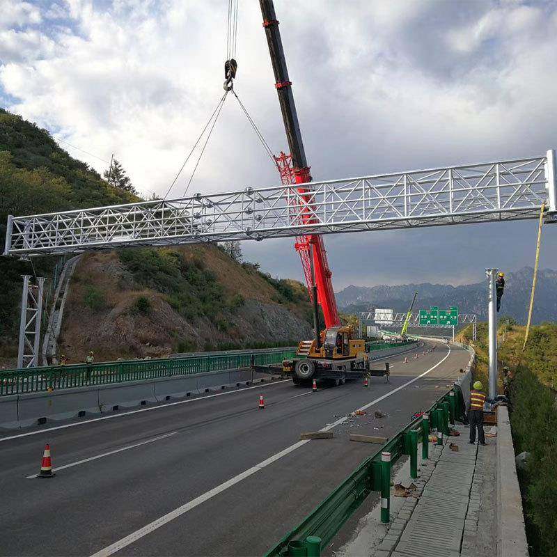 工厂销售龙门架热镀锌诱导监控器ETC跨智能防爆立杆摄像头监控杆,淘宝优惠券,粉丝福利购,淘宝优惠卷