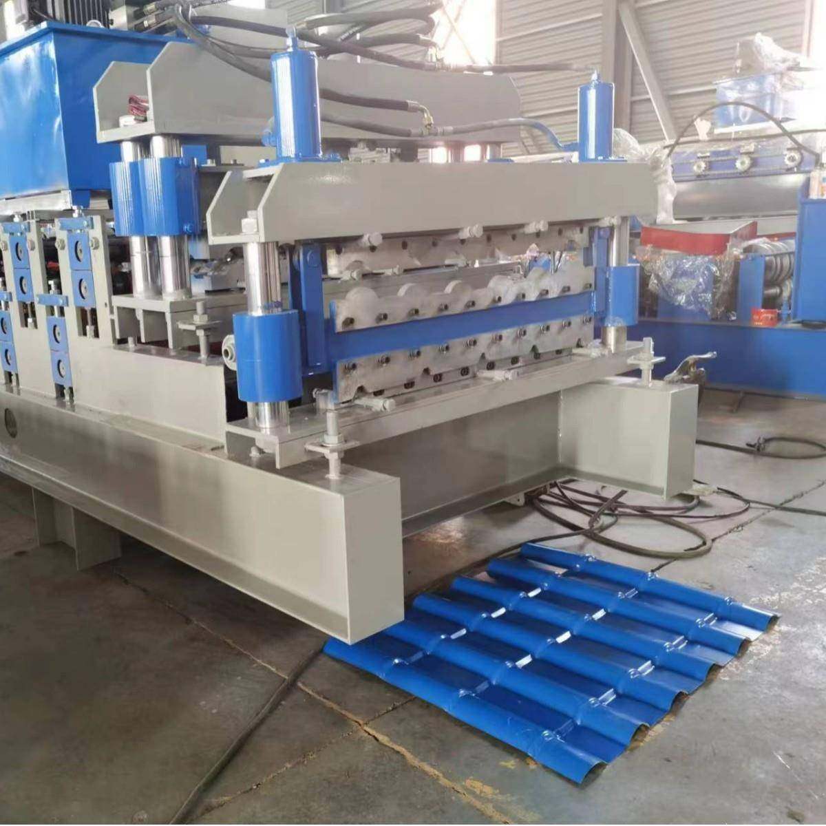 800型仿古彩钢机铝合金板成型版铝镁锰琉璃瓦竹节瓦滴水檐脊瓦机,淘宝优惠券,粉丝福利购,淘宝优惠卷