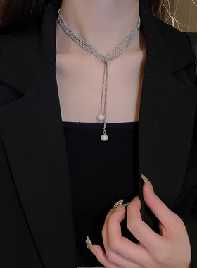 毛衣链长款轻奢小众高级感大气高档秋冬2025新款装饰配饰项链女款
