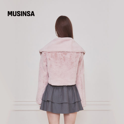 Not your rose韩国25秋冬毛绒水手夹克复古可爱休闲风外套MUSINSA - 图1