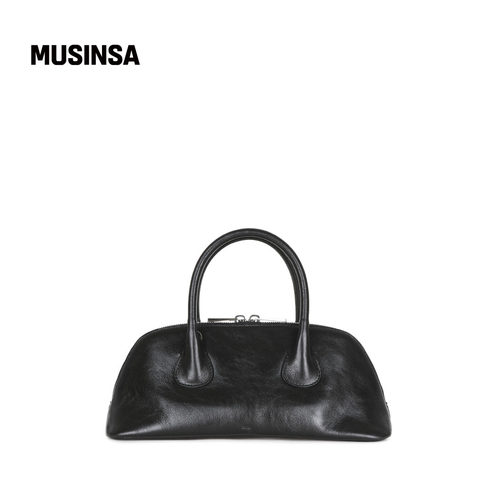 韩国女士春季复古皮带扣小众时髦吸睛迷你手提包贝壳包MUSINSA - 图3