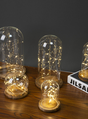 促销海胆发光带灯玻璃罩