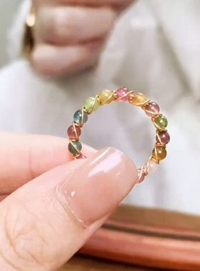 【小张同款】灵隐七夕礼 定情 碧xi料 多色戒指 开口戒/可调 礼盒