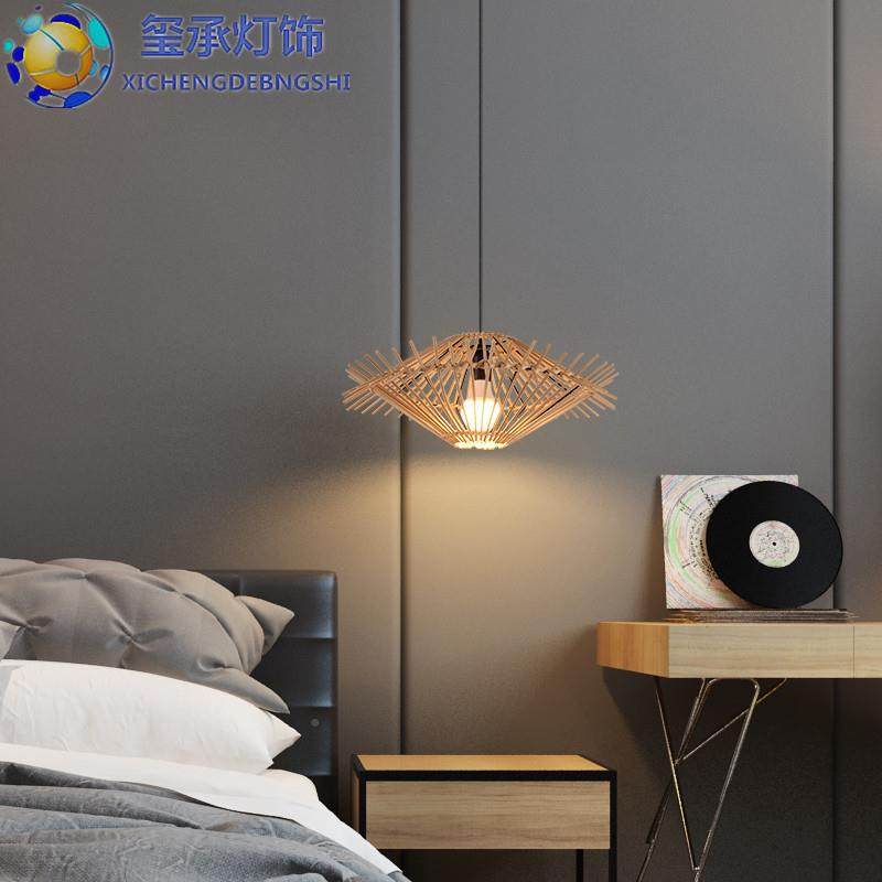 艺中式竹吊灯田风格风餐厅吧台客厅藤XC62360书工艺竹编创意鸟巢,淘宝优惠券,粉丝福利购,淘宝优惠卷