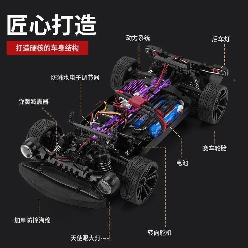 跨境儿童遥控漂车肌专具业RC竞技电动四驱高速移灯光154男孩玩肉,淘宝优惠券,粉丝福利购,淘宝优惠卷