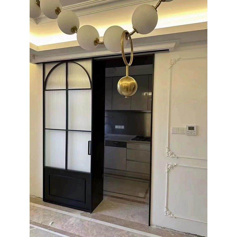 玻璃推拉门移门网红房极窄边框隔断镁台铝钛合金厨阳客396厅钢化,淘宝优惠券,粉丝福利购,淘宝优惠卷