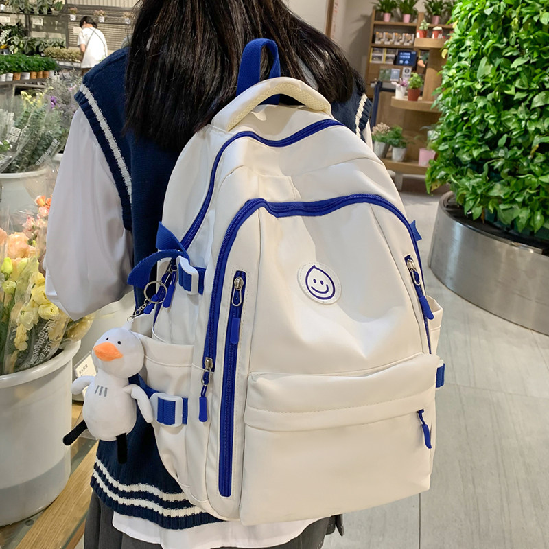 初中生书包女大学生高颜值大容量高中双肩包中学生轻便背包宽肩带,淘宝优惠券,粉丝福利购,淘宝优惠卷