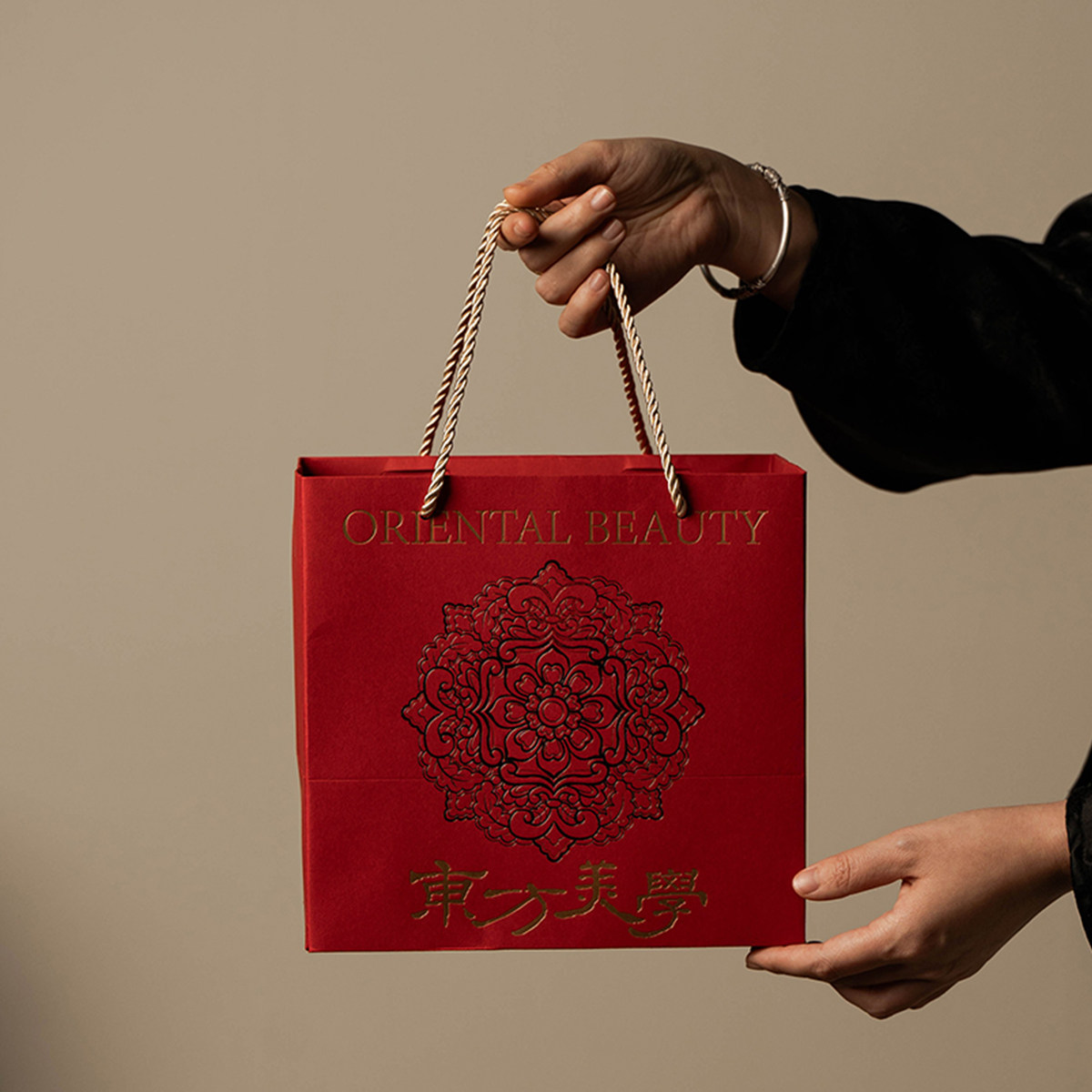New Chinese style high-end red oriental aesthetic gift box gift-giving special packaging box cover bowl tea cup tea set gift box