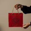 New Chinese style high-end red oriental aesthetic gift box gift-giving special packaging box cover bowl tea cup tea set gift box