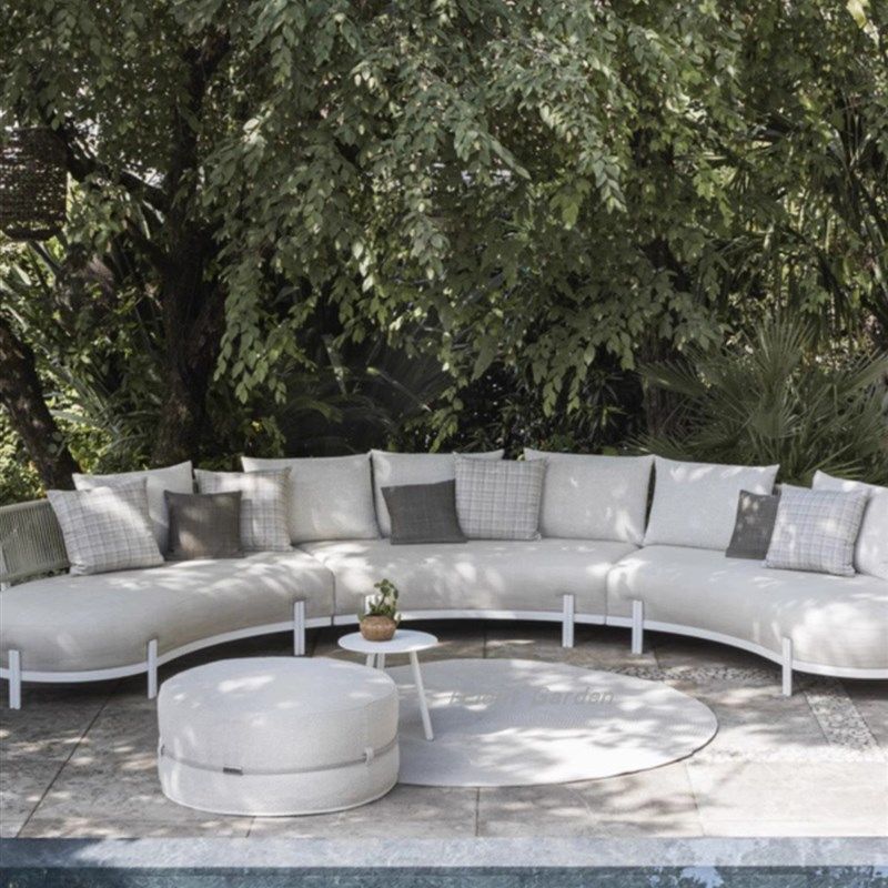 北欧户外圆形休闲沙发茶座藤编庭院防雨防晒家具露天阳台室内花园,淘宝优惠券,粉丝福利购,淘宝优惠卷