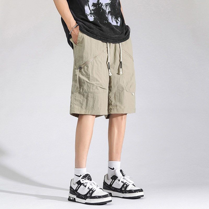 工装休闲短裤2024夏季新款大码潮牌韩版男女宽松运动直筒五分裤子,淘宝优惠券,粉丝福利购,淘宝优惠卷