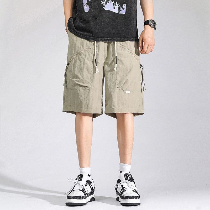 工装休闲短裤2024夏季新款大码潮牌韩版男女宽松运动直筒五分裤子,淘宝优惠券,粉丝福利购,淘宝优惠卷