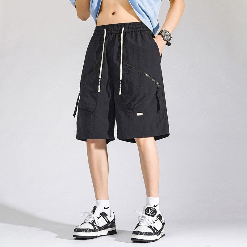 工装休闲短裤2024夏季新款大码潮牌韩版男女宽松运动直筒五分裤子,淘宝优惠券,粉丝福利购,淘宝优惠卷