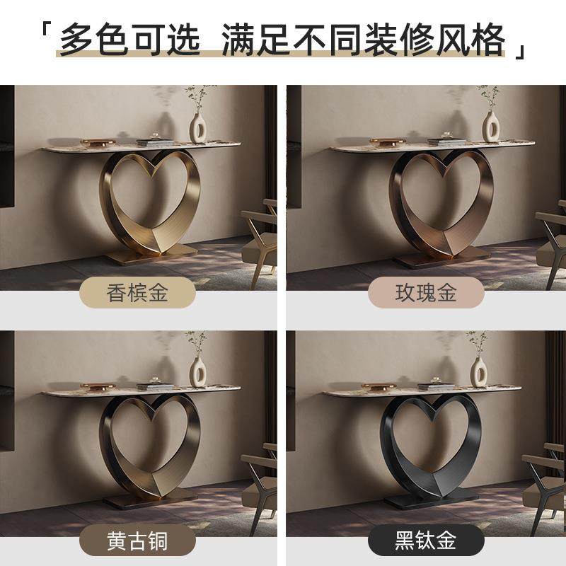 入户玄关台门厅长边柜岩板简约走廊靠墙创意装饰轻奢玄关桌收纳,淘宝优惠券,粉丝福利购,淘宝优惠卷