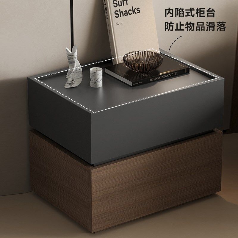 实木床头柜简约现代家用卧室小z柜子储物柜床边柜轻奢高级感收纳,淘宝优惠券,粉丝福利购,淘宝优惠卷