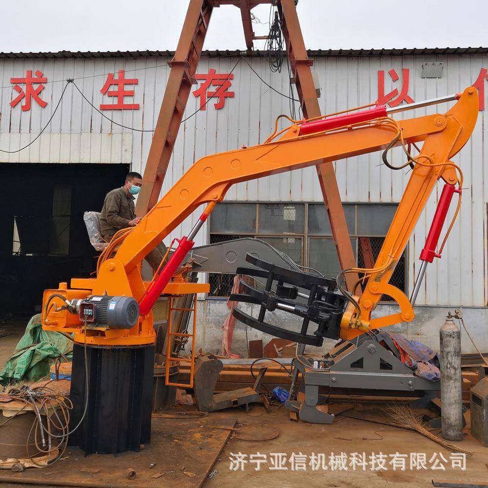 固定式液压旋转抓木机+2机械抓车载挖臂式抓草机抓包机,淘宝优惠券,粉丝福利购,淘宝优惠卷