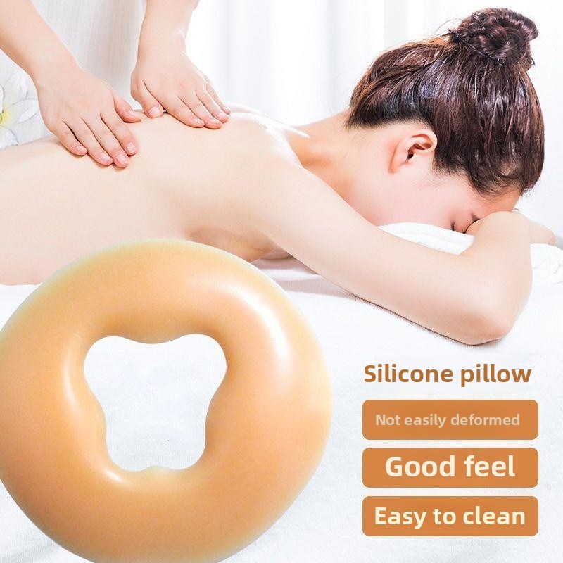 美容院美容床g趴枕按摩护脸枕垫硅胶俯枕 美容脸垫无痕趴枕U形圆 - 图0