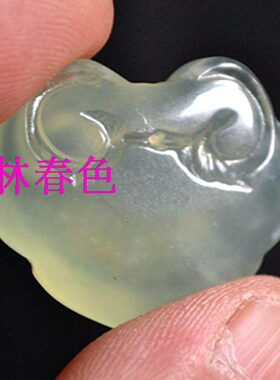 玉石吊坠 挂件 玉坠岫玉挂坠长命锁项坠长命百岁吊饰