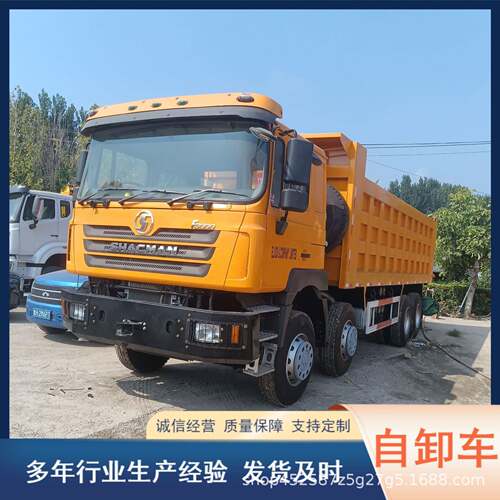 长期出口陕汽德龙自卸车 F3000渣土运输车 二手10轮矿用工程货车 - 图0