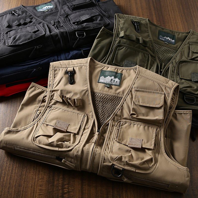 老美外贸机能多口袋工装马甲男士户外摄影钓鱼背心廉航马夹外套男,淘宝优惠券,粉丝福利购,淘宝优惠卷