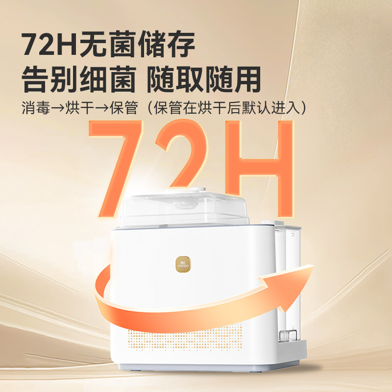 英氏Yeehoo奶瓶清洗机宝宝消毒柜婴儿奶瓶消毒器带烘干蒸汽消毒锅,淘宝优惠券,粉丝福利购,淘宝优惠卷