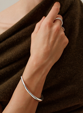 Le' Murmure 意式极简獨家设计师纯手工不规则轻奢重工可调节手镯