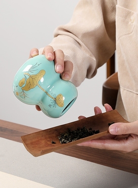 新中式陶瓷罐小葫芦创意摆v件客厅玄关入户隔断桌面装饰工艺品摆