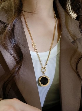 项链女2024新款爆款时尚夏季毛衣项链轻奢小众生日礼物送闺蜜女友