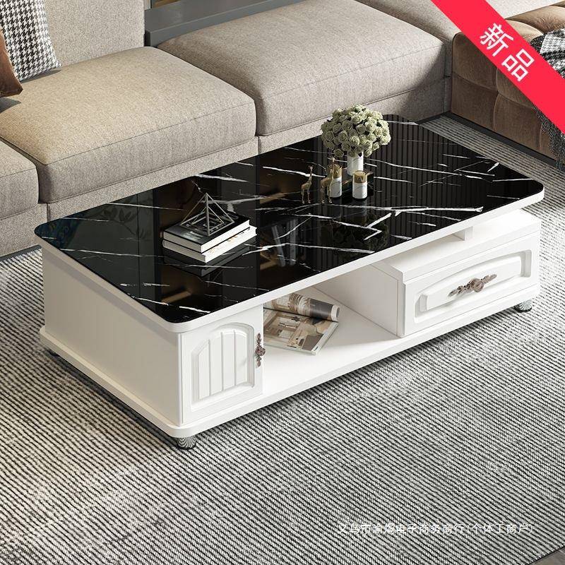 几小户型简客约代茶几茶电视柜组合套装现茶台玻璃茶299几桌子厅 - 图1