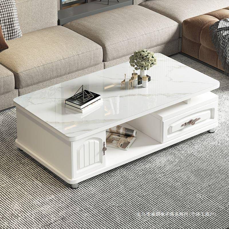 几小户型简客约代茶几茶电视柜组合套装现茶台玻璃茶299几桌子厅 - 图0