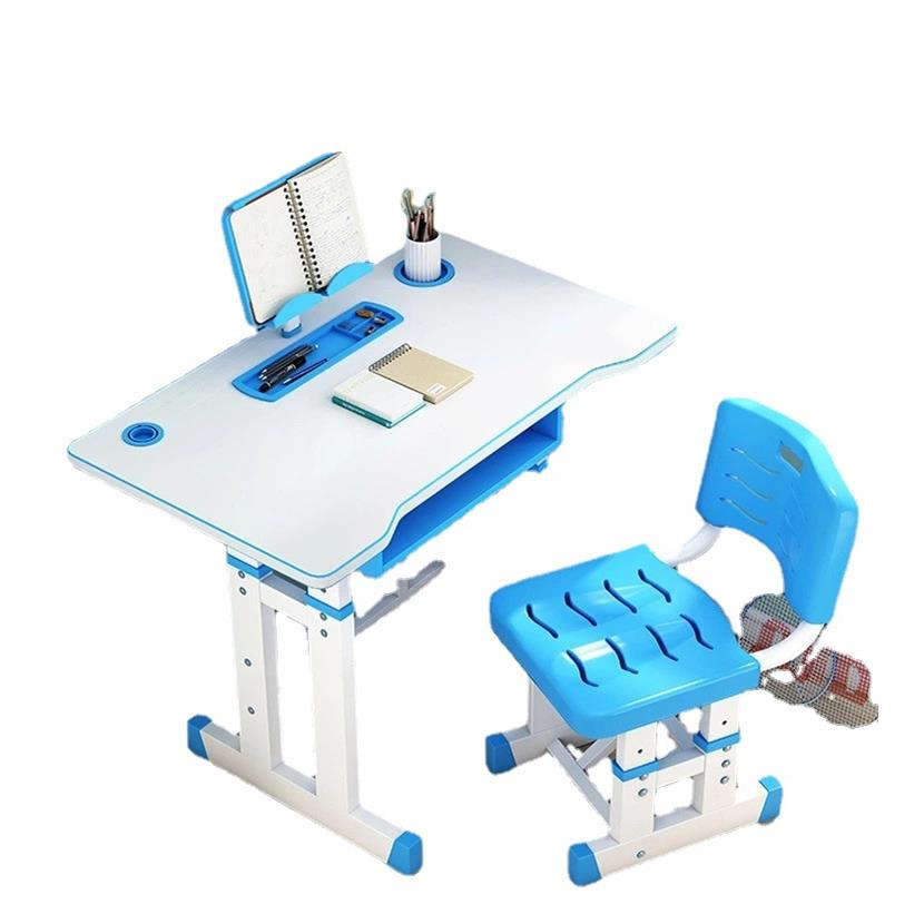 Children's study table cram school home writing desk set can be lifted and lowered simple student homework table and chair