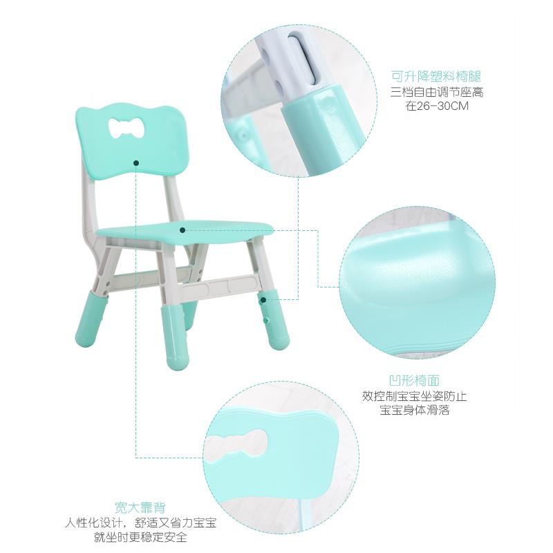 Children's tables and chairs for babies to play, learn and write, desk set, plastic chairs, small household kindergarten furniture, tables that can be lowered