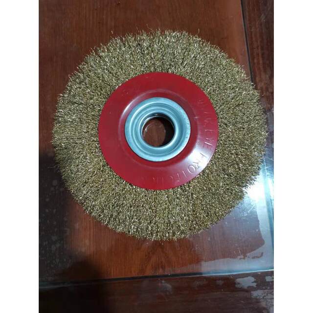 Hardware tool wire wheel machine flat wire wheel flat wire brush foreign trade wire brush abrasives manufacturer
