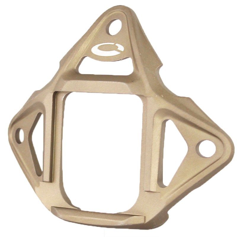 L4g24 墨鱼干 FAST战术头盔支架CS底座 改装配件  氧化金属色 CNC,淘宝优惠券,粉丝福利购,淘宝优惠卷