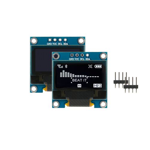 0.96寸oled屏12864液晶萤幕模块ssd1306串口并列埠i2c接口4针模组 - 图1