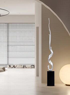 玄关艺术装饰摆件现代客厅壁龛隔断柜电视柜旁窄高竖长型软装雕塑