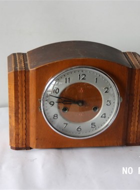 复古怀旧老物件三五牌老古董机械座钟台钟装饰品摆件拍摄道具收藏