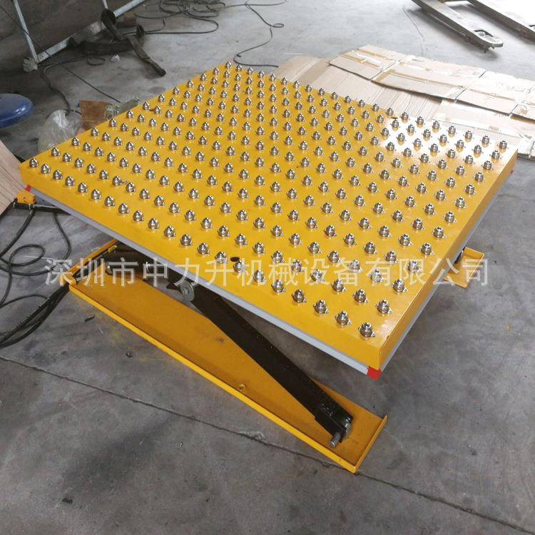 1吨低放型电动升降平台超低型液压升降机举升机平台 - 图3