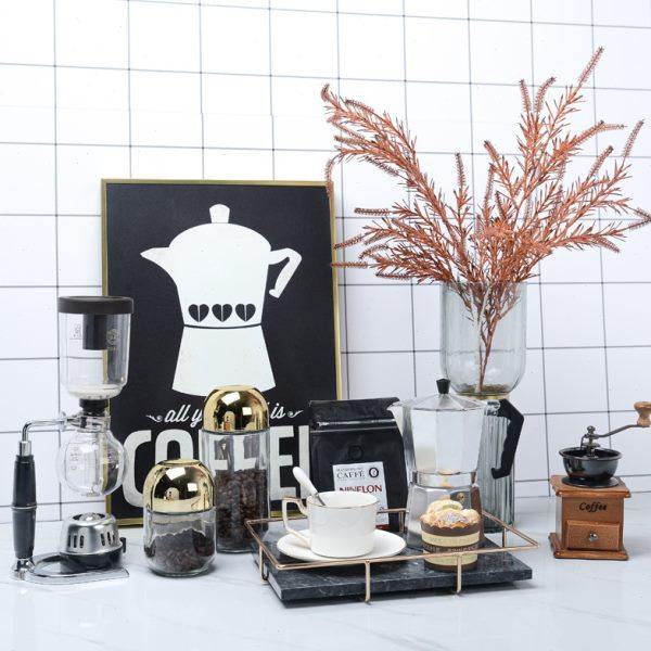 样板间厨房摆件橱柜咖啡机杯碟软装饰品餐厅创意托盘组合花瓶花器,淘宝优惠券,粉丝福利购,淘宝优惠卷