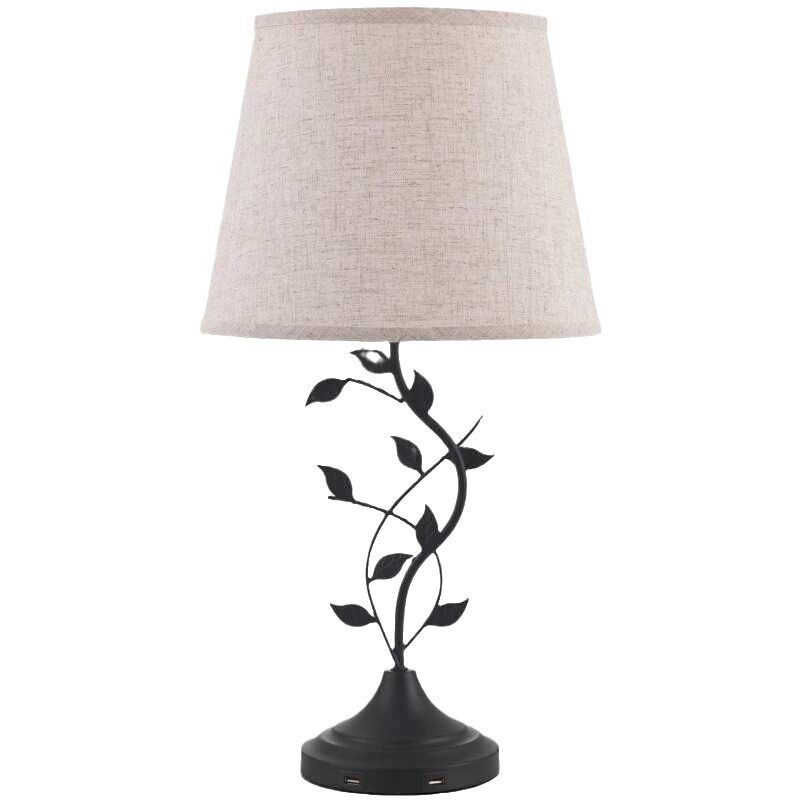 Cross-border hot selling LED fabric table lamp creative design USB interface rechargeable bedroom bedside desk eye protection lamp