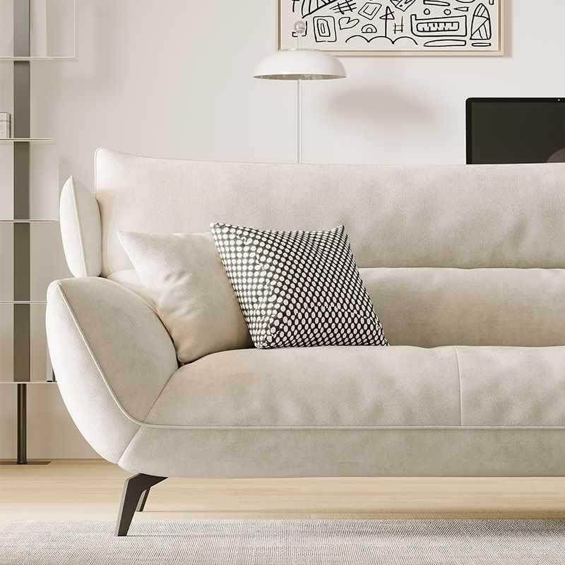 极派新款猫抓布沙发简约现代轻奢意式极简小户型客厅组合布艺沙发,淘宝优惠券,粉丝福利购,淘宝优惠卷