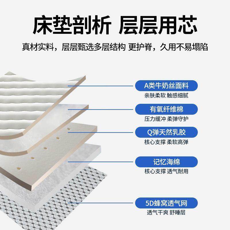 加厚乳胶记忆海绵床垫子单双人出租房家用学生宿舍床垫铺底床褥子,淘宝优惠券,粉丝福利购,淘宝优惠卷