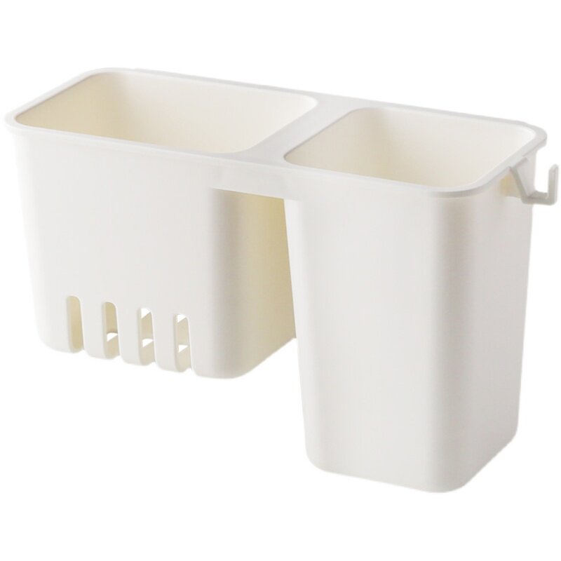 Chopstick cage rack wall-mounted home kitchen punch-free drain chopstick basket spoon barrel tableware storage box