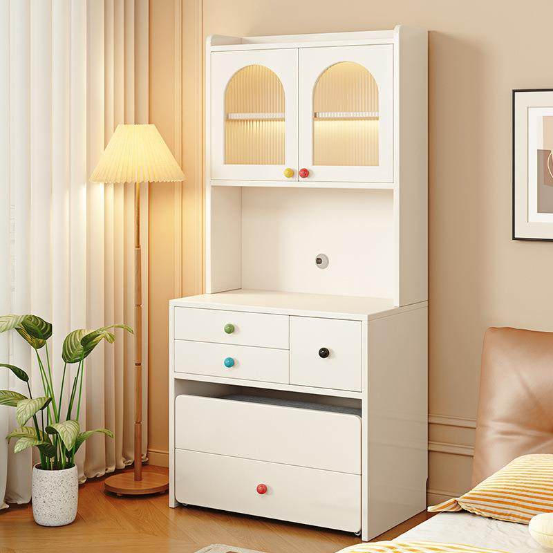 实木梳妆YWY台卧室化化台收纳柜一柜体床头柜妆妆桌二合一简约储,淘宝优惠券,粉丝福利购,淘宝优惠卷