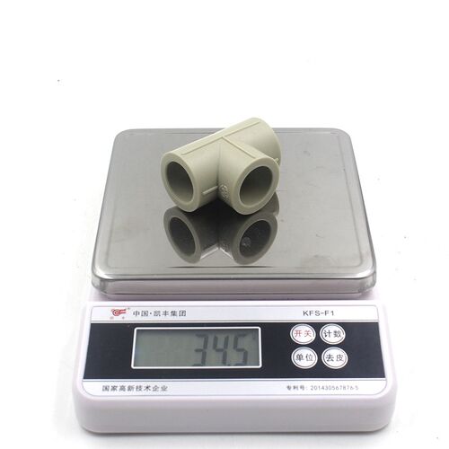 灰色PPR三通自来水管三通20 25 32 40 50 63 75 90110ppr管件大全 - 图2