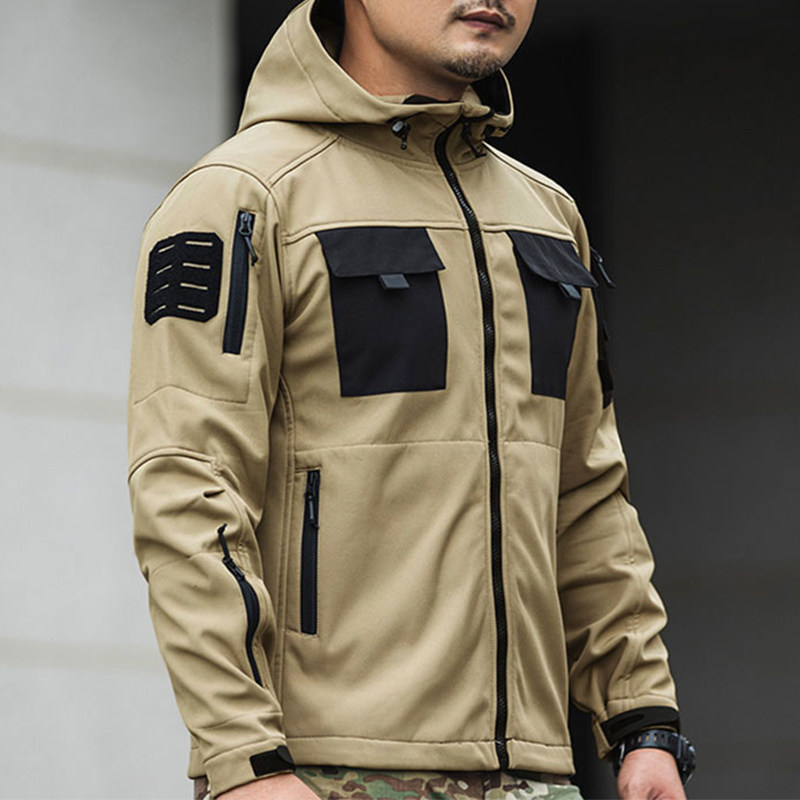 MEGE战术夹克男款通勤秋季冲锋衣甲壳虫外套户外防水猎装防风加厚,淘宝优惠券,粉丝福利购,淘宝优惠卷