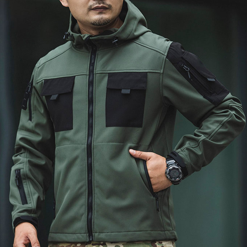 MEGE战术夹克男款通勤秋季冲锋衣甲壳虫外套户外防水猎装防风加厚,淘宝优惠券,粉丝福利购,淘宝优惠卷
