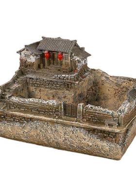 房225新品桌面YA845704摆旧件造景花盆多肉盆景装饰盆栽复0古怀农